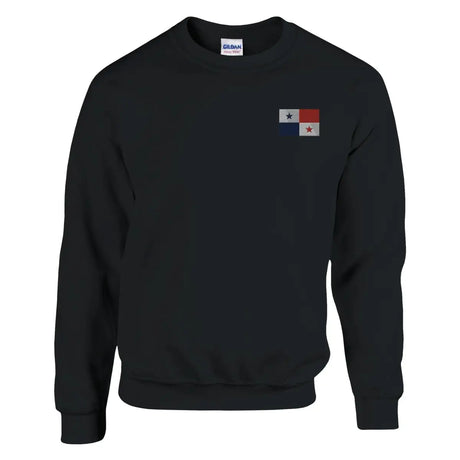 Sweat-shirt drapeau du panama en broderie - pixelformaflag