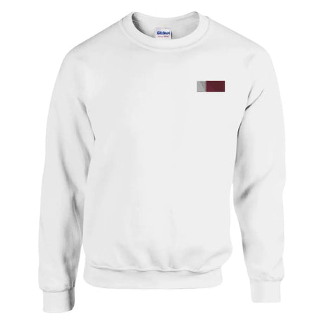 Sweat-shirt Drapeau du Qatar en broderie - Pixelforma 