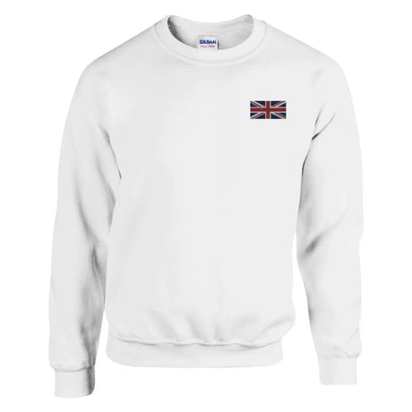 Sweat-shirt drapeau du royaume-uni en broderie - pixelformaflag