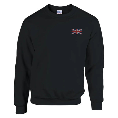 Sweat-shirt drapeau du royaume-uni en broderie - pixelformaflag