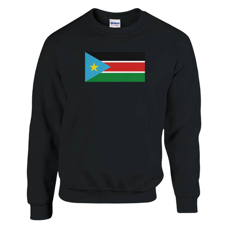 Sweat-shirt drapeau soudan du sud coton mélangé doux