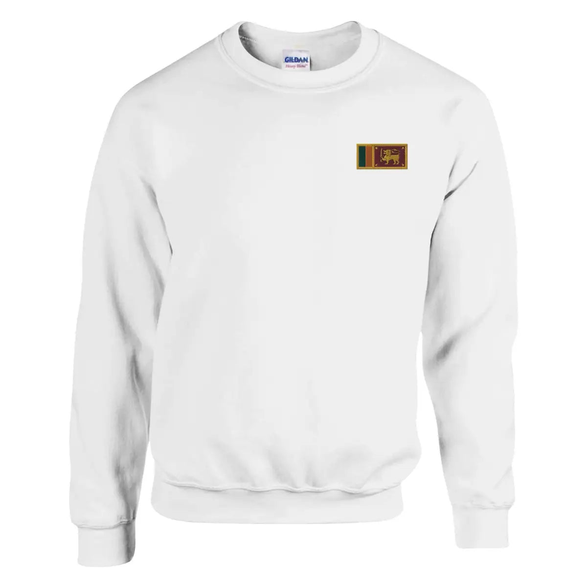Sweat-shirt drapeau du sri lanka en broderie - pixelformaflag