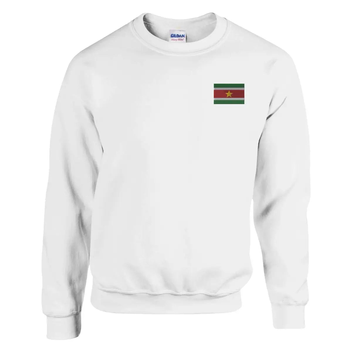 Sweat-shirt Drapeau du Suriname en broderie - Pixelforma 