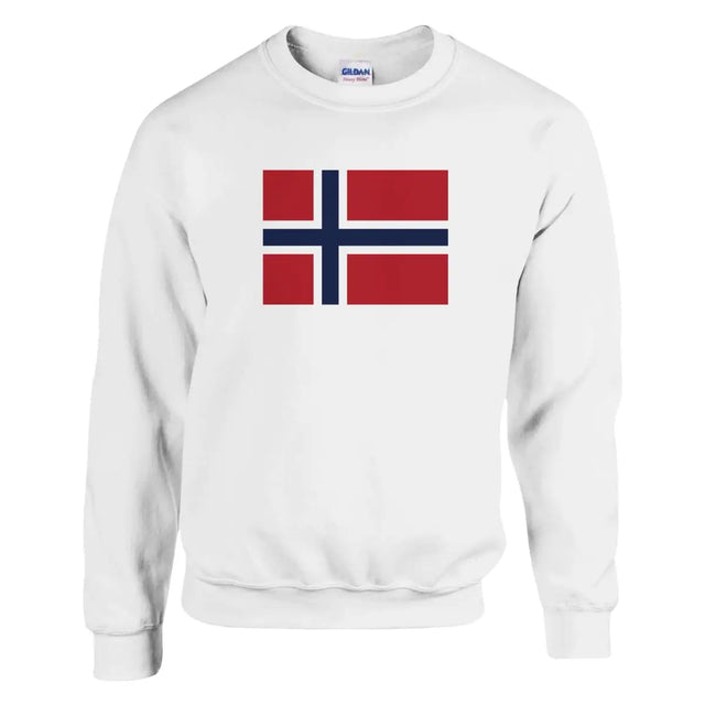 Sweat-shirt Drapeau du Svalbard et de Jan Mayen - Pixelforma 