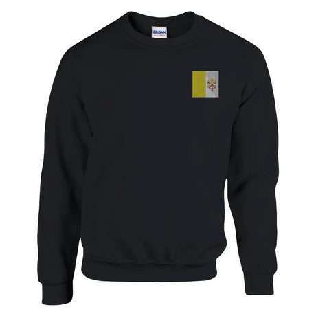 Sweat-shirt drapeau du vatican en broderie - pixelformaflag