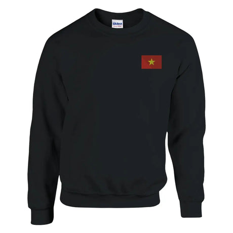Sweat-shirt drapeau du viêt nam en broderie - pixelformaflag