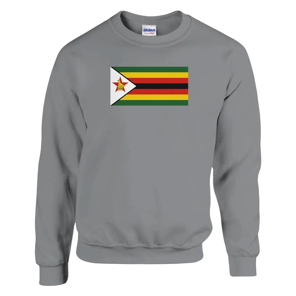 Sweat-shirt Drapeau du Zimbabwe - Pixelforma 