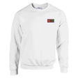 Sweat-shirt drapeau érythrée broderie couleur coton mélangé