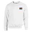 Sweat-shirt drapeau eswatini broderie couleur coton mélangé