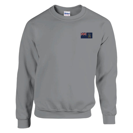 Sweat-shirt drapeau géorgie du sud broderie coton mélangé