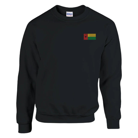 Sweat-shirt drapeau guinée-bissau broderie coton mélangé