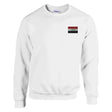 Sweat-shirt drapeau irak broderie couleur mélange doux