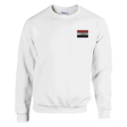 Sweat-shirt drapeau irak broderie couleur mélange doux