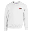 Sweat-shirt drapeau jordanie coton mélangé broderie couleur