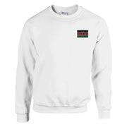 Sweat-shirt drapeau kenya broderie couleur coton mélangé