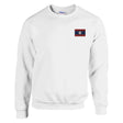 Sweat-shirt drapeau laos broderie couleur coton mélangé doux