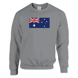Sweat-shirt drapeau l’île heard-et-macdonald coton brodé