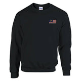 Sweat-shirt drapeau malaisie broderie couleur coton mélangé