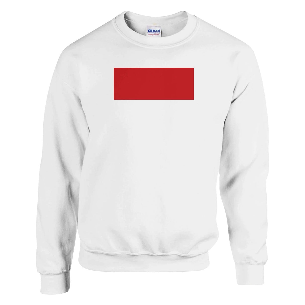 Sweat-shirt drapeau monaco coton mélangé brodé doux