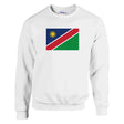 Sweat-shirt drapeau namibie coton mélangé imprimé doux