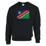 Sweat-shirt drapeau namibie coton mélangé imprimé doux