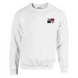 Sweat-shirt drapeau panama broderie couleur coton mélangé