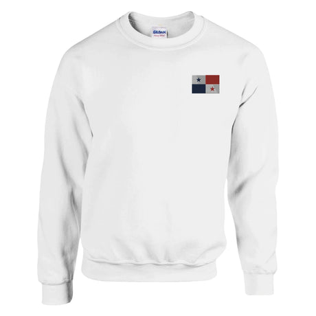Sweat-shirt drapeau panama broderie couleur coton mélangé