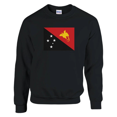 Sweat-shirt drapeau papouasie-nouvelle-guinée coton mélangé