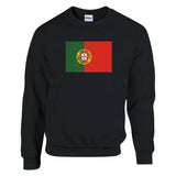 Sweat-shirt drapeau portugal coton mélangé confortable