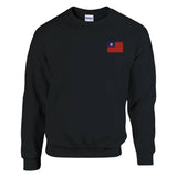 Sweat-shirt drapeau république de chine broderie couleur coton