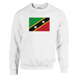 Sweat-shirt drapeau saint-christophe-et-niévès coton mélangé