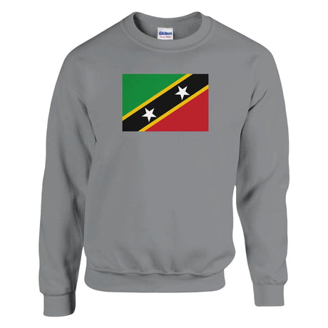 Sweat-shirt drapeau saint-christophe-et-niévès coton mélangé