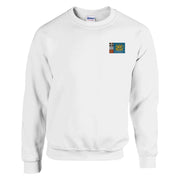 Sweat-shirt drapeau saint-pierre-et-miquelon coton brodé