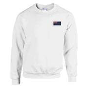 Sweat-shirt drapeau sainte-hélène broderie coton mélangé