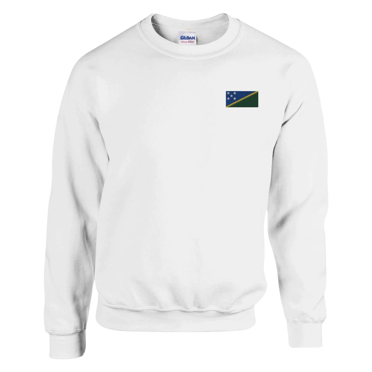 Sweat-shirt drapeau salomon broderie couleur coton mélangé