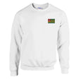 Sweat-shirt drapeau togo broderie couleur coton mélangé