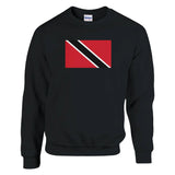 Sweat-shirt drapeau trinité-et-tobago coton mélangé doux