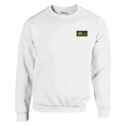 Sweat-shirt drapeaux nouvelle-calédonie coton broderie couleur