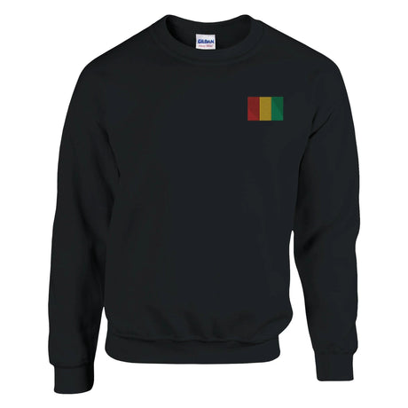 Sweat-shirt guinée broderie couleur en coton mélangé doux