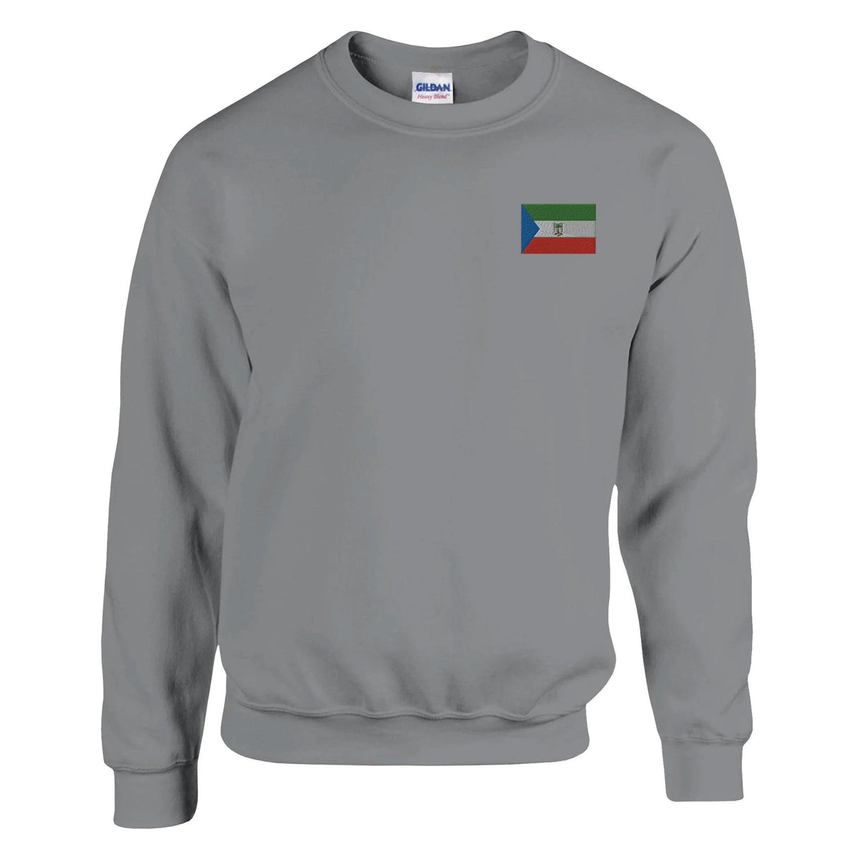 Sweat-shirt guinée équatoriale broderie couleur coton mélangé