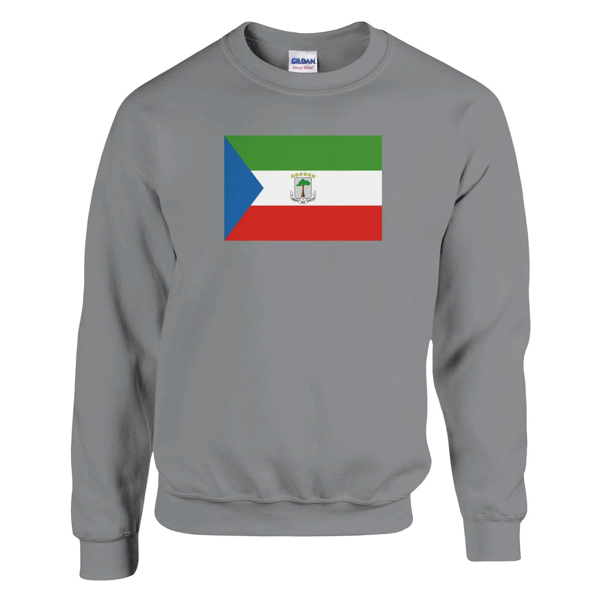 Sweat-shirt guinée équatoriale coton mélangé imprimé