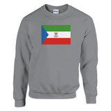 Sweat-shirt guinée équatoriale coton mélangé imprimé