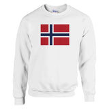 Sweat-shirt île bouvet coton mélangé brodé confortable