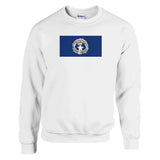 Sweat-shirt îles mariannes du nord coton brodé confortable