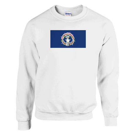 Sweat-shirt îles mariannes du nord coton brodé confortable