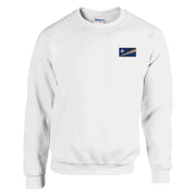 Sweat-shirt îles marshall broderie couleur coton mélangé