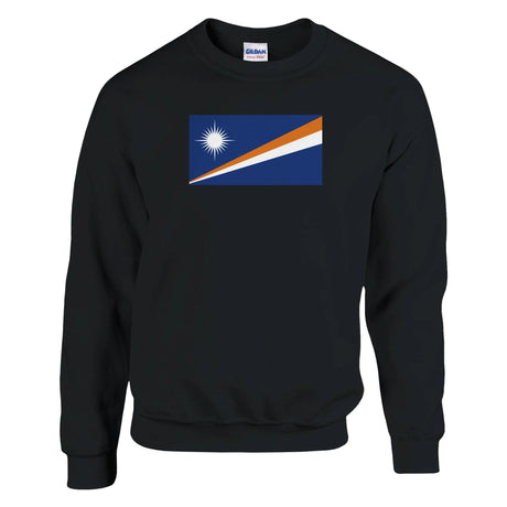 Sweat-shirt îles marshall coton mélangé broderie colorée