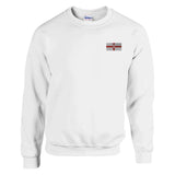 Sweat-shirt irlande du nord broderie couleur coton mélangé