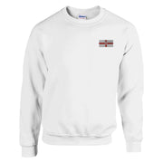Sweat-shirt irlande du nord broderie couleur coton mélangé