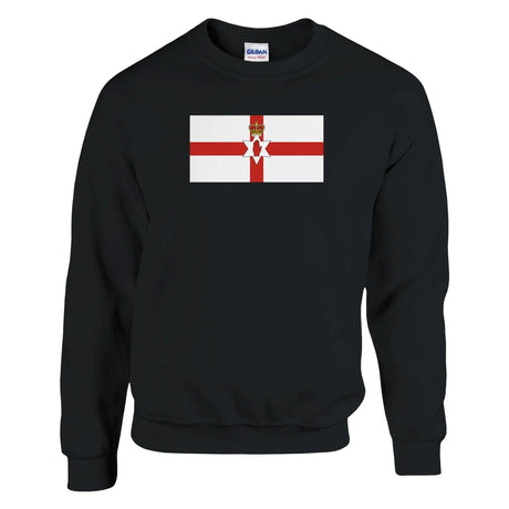 Sweat-shirt irlande du nord coton mélangé broderie douce
